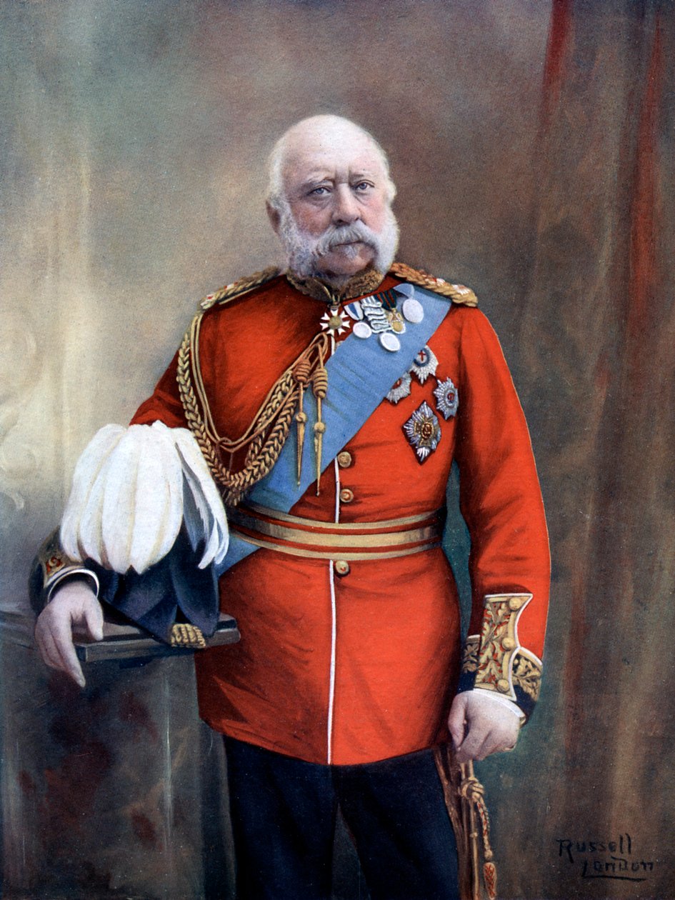 Książę Jerzy, książę Cambridge, członek brytyjskiej rodziny królewskiej, koniec XIX-początek XX wieku autorstwa Russell and Sons