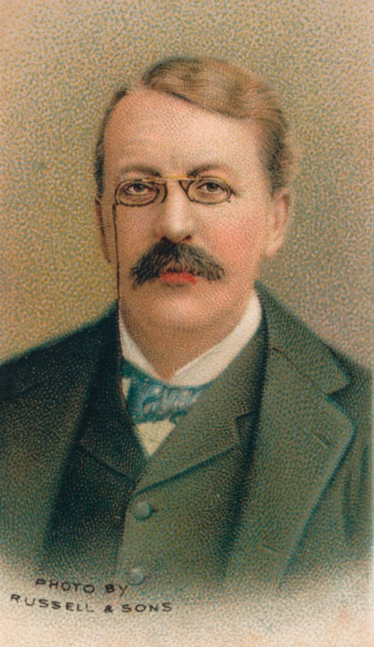 Sir Charles Villiers Stanford 1852-1924, irlandzki kompozytor, nauczyciel muzyki i dyrygent, 1911 autorstwa Russell and Sons
