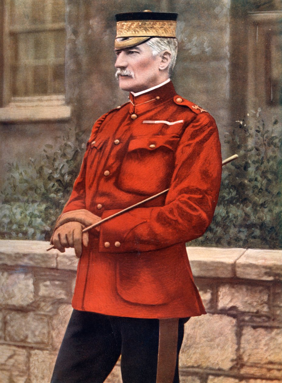 Sir Frederick William Edward Forestier Forestier-Walker, żołnierz brytyjski, 1902. autorstwa Russell and Sons