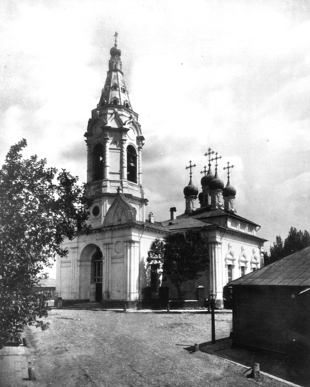 Cerkiew Zwiastowania na brzegach, koło Płoszczycy, Moskwa autorstwa Russian Photographer
