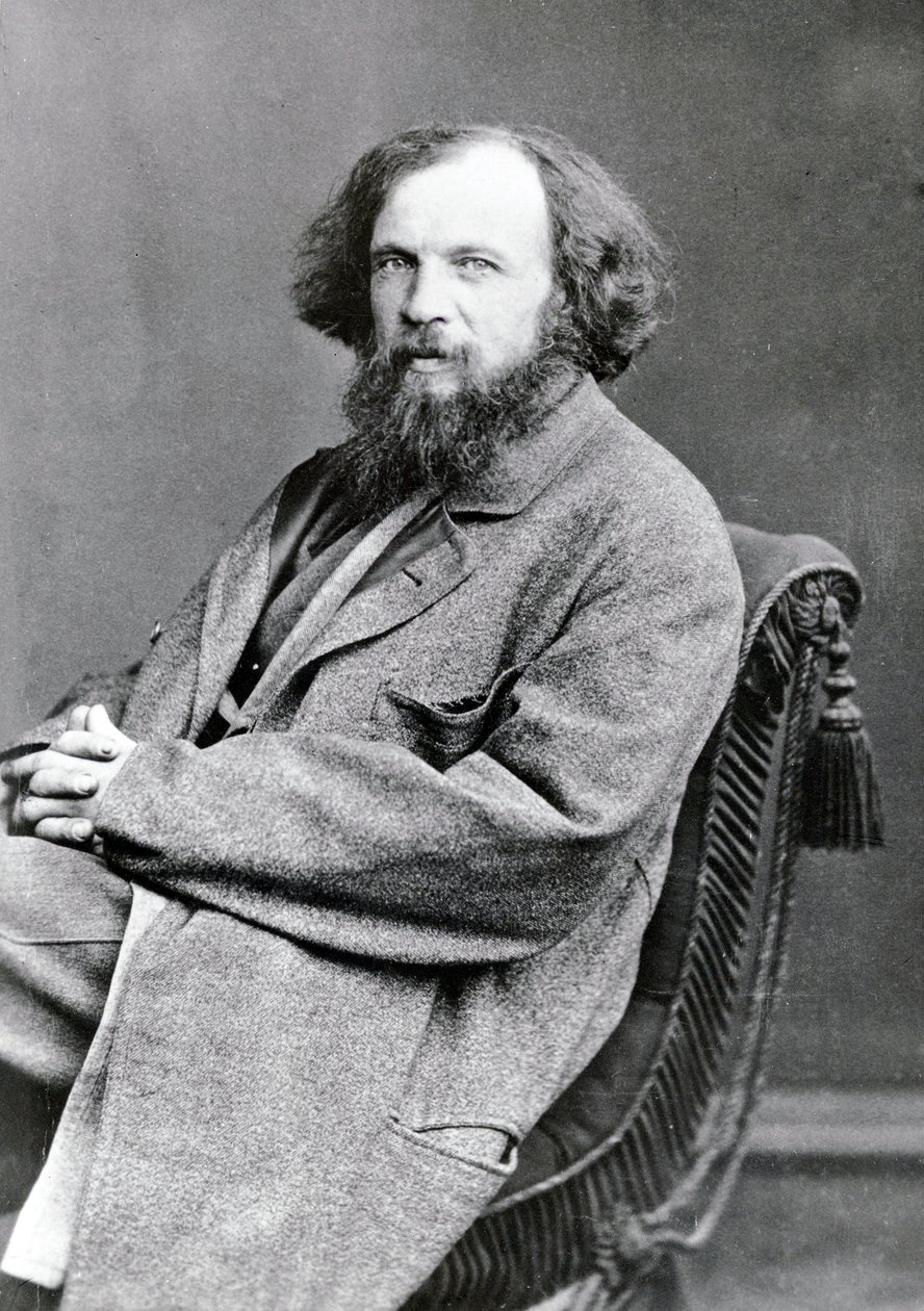 Dmitrij Iwanowicz Mendelejew autorstwa Russian Photographer