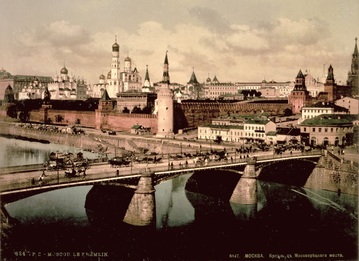 Pocztówka przedstawiająca Kreml, Moskwa autorstwa Russian Photographer