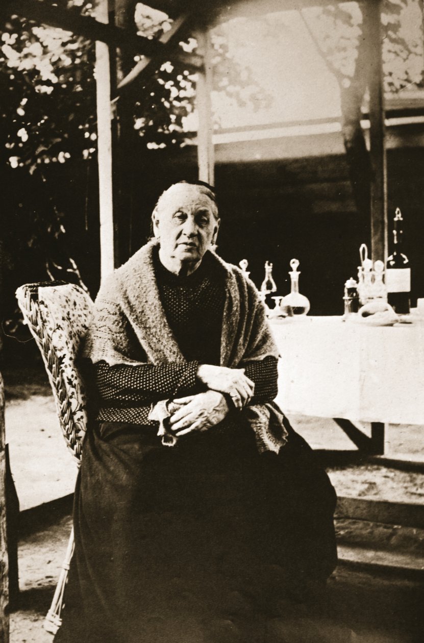 Niania, połowa lat 90. XIX wieku (zdjęcie w sepii) autorstwa Russian Photographer