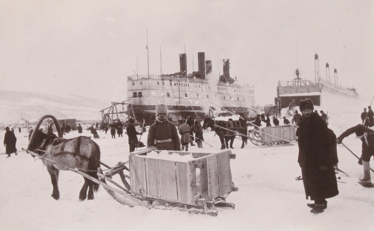 SS Bajkał nad jeziorem Bajkał autorstwa Russian Photographer