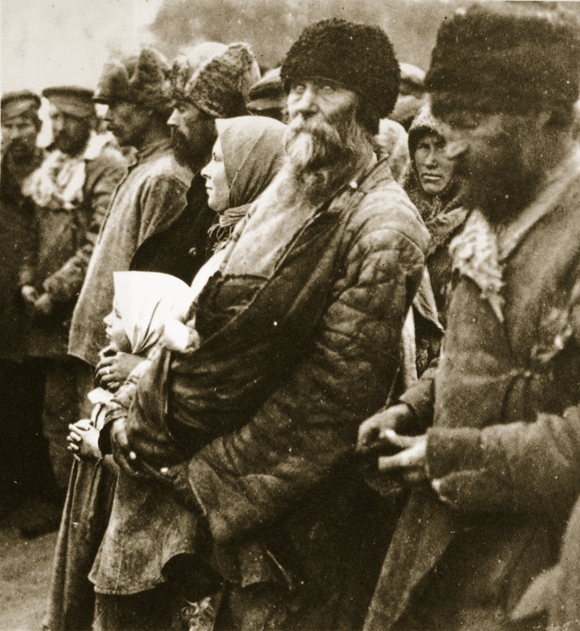 Następstwa wojny secesyjnej: nie ma gdzie chować zmarłych (zdjęcie w sepii) autorstwa Russian Photographer
