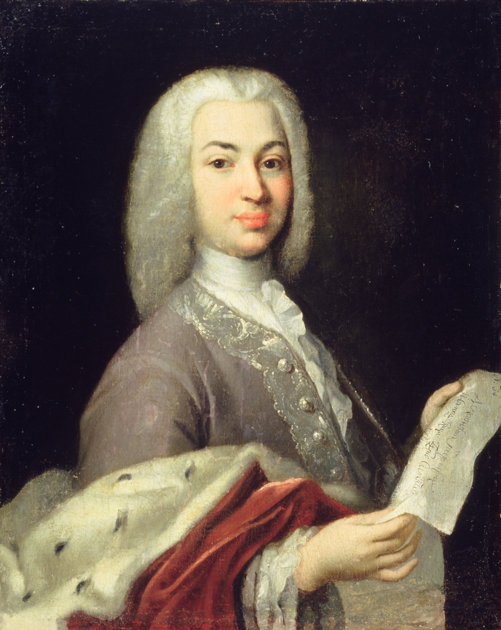 Portret księcia Antiocha Kantemira autorstwa Russian School