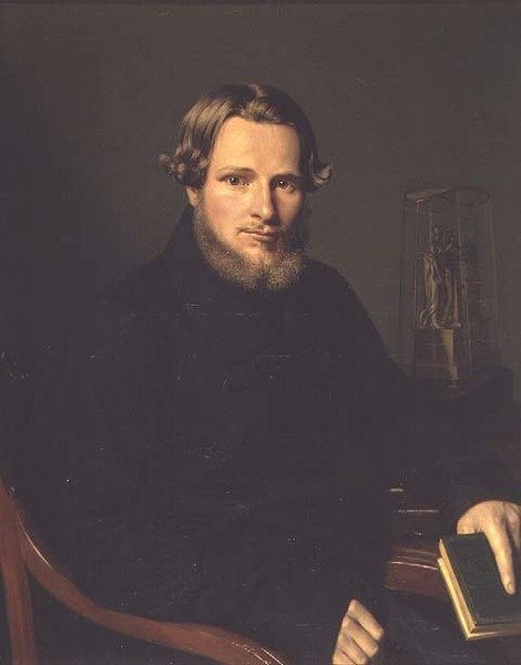 Portret Piotra Wasiliewicza Filatowa, ok. 1840 (para 74388) autorstwa Russian School