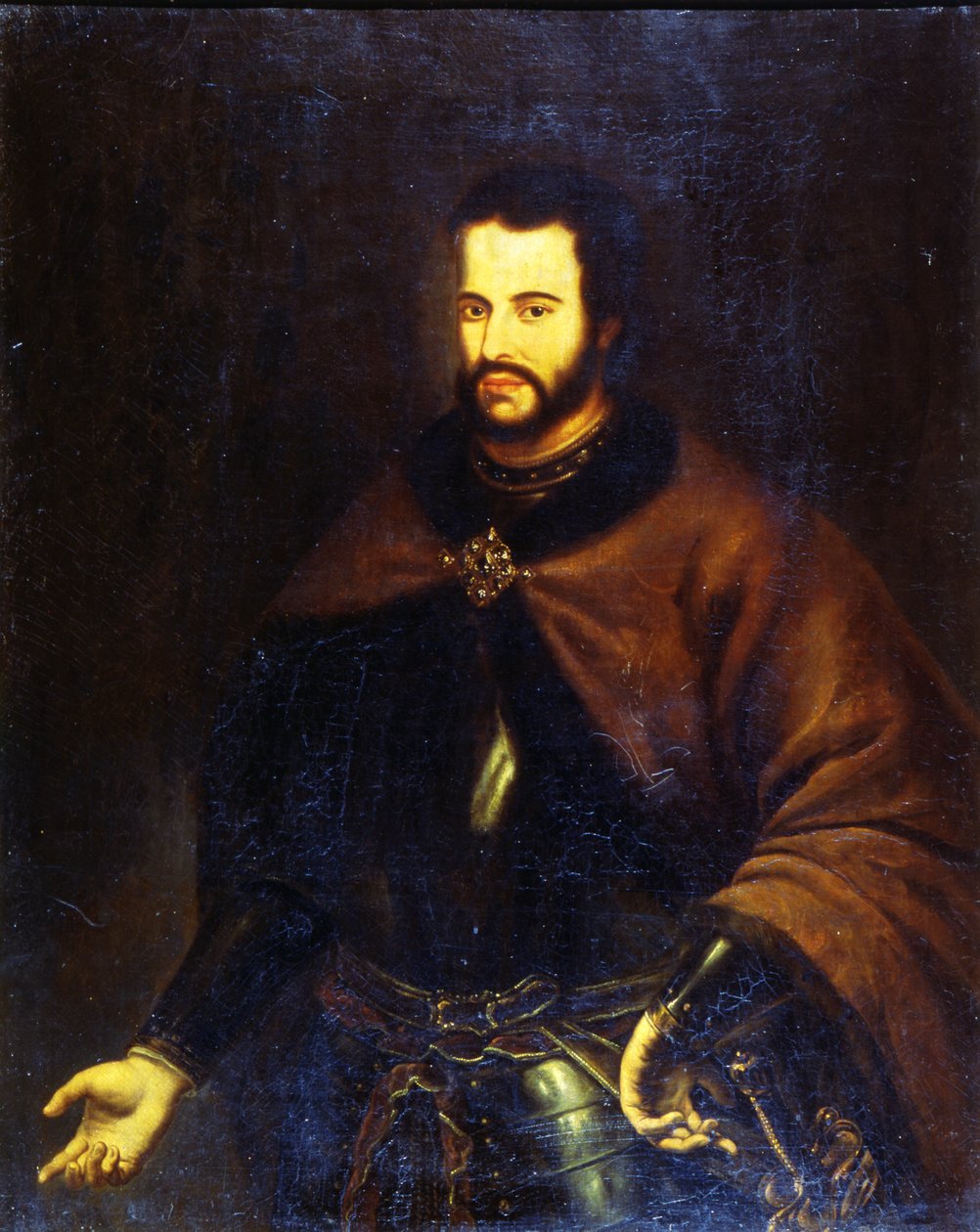 Portret cara Iwana V Aleksiejewicza (1666-96) autorstwa Russian School
