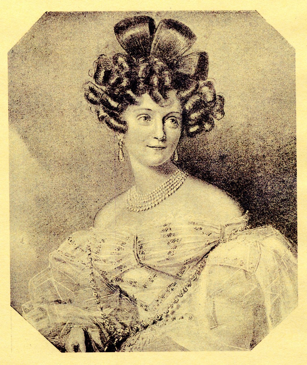 Księżniczka Carolyne zu Sayn-Wittgenstein, c.1840 autorstwa Russian School