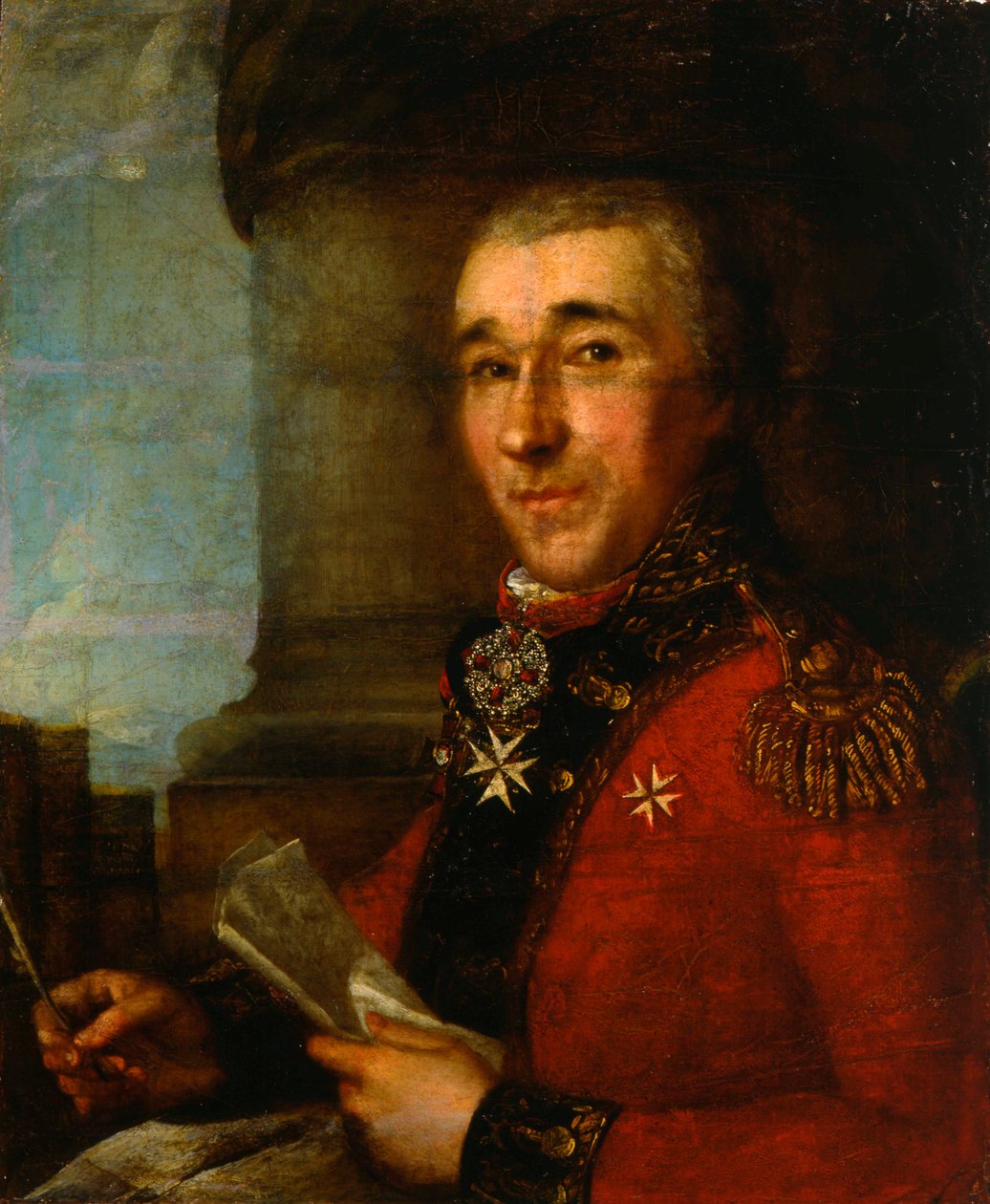 Portret generała hrabiego Aleksieja Arakczejewa, koniec XVIII wieku autorstwa Russian Master