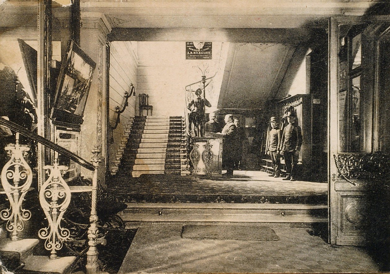 Wnętrze hotelu Slavianski Bazar w Moskwie, XX wiek (zdjęcie) autorstwa Russian Photographer