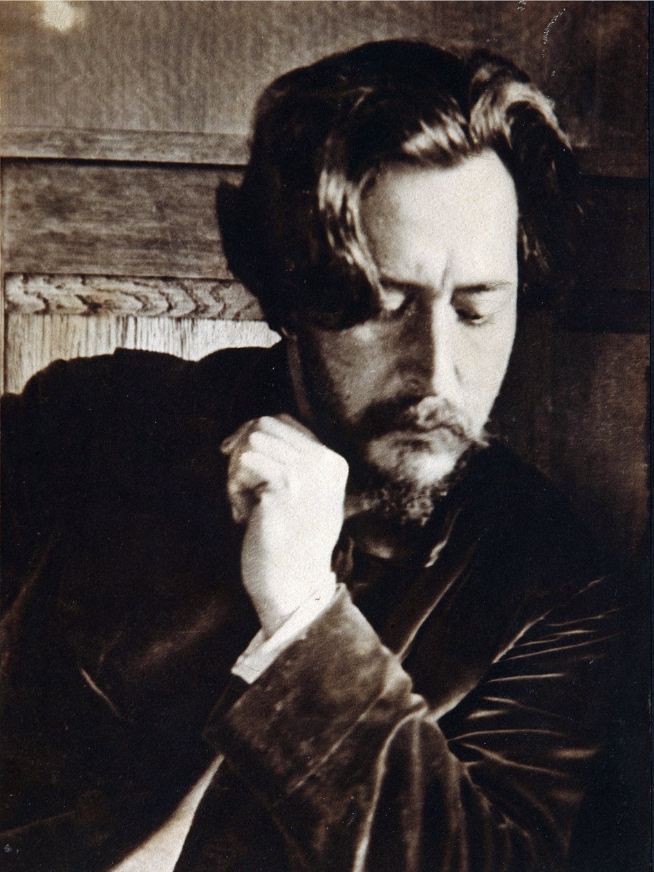 Portret autora Leonida Nikołajewicza Andriejewa (Leonid Andriejew) (1871-1919), XX wiek (zdjęcie) autorstwa Russian Photographer