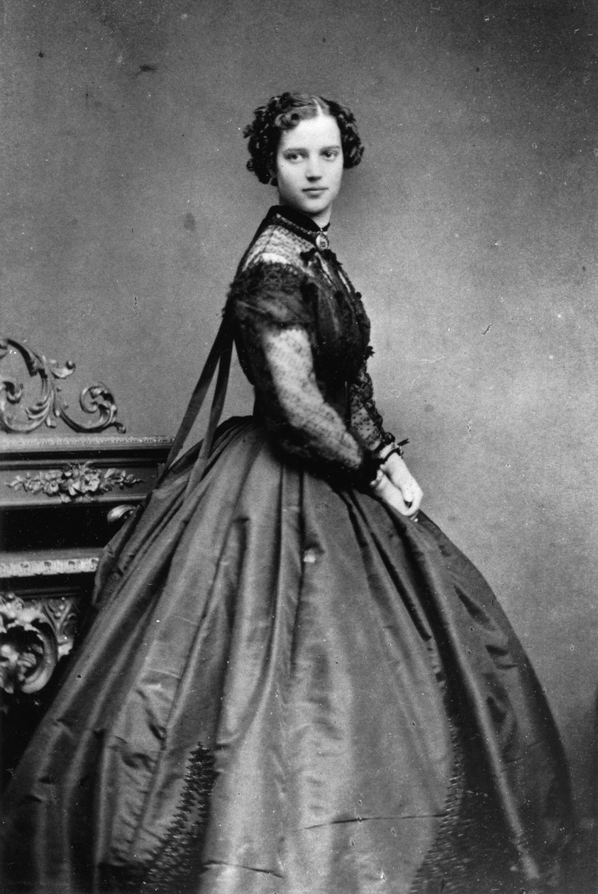 Portret księżnej Dagmar z Danii, Marii Fiodorowny z Rosji autorstwa Russian Photographer