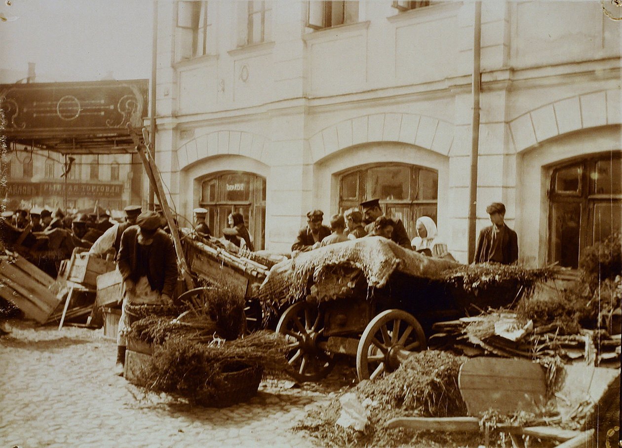 Sukharev Market w Moskwie autorstwa Russian Photographer