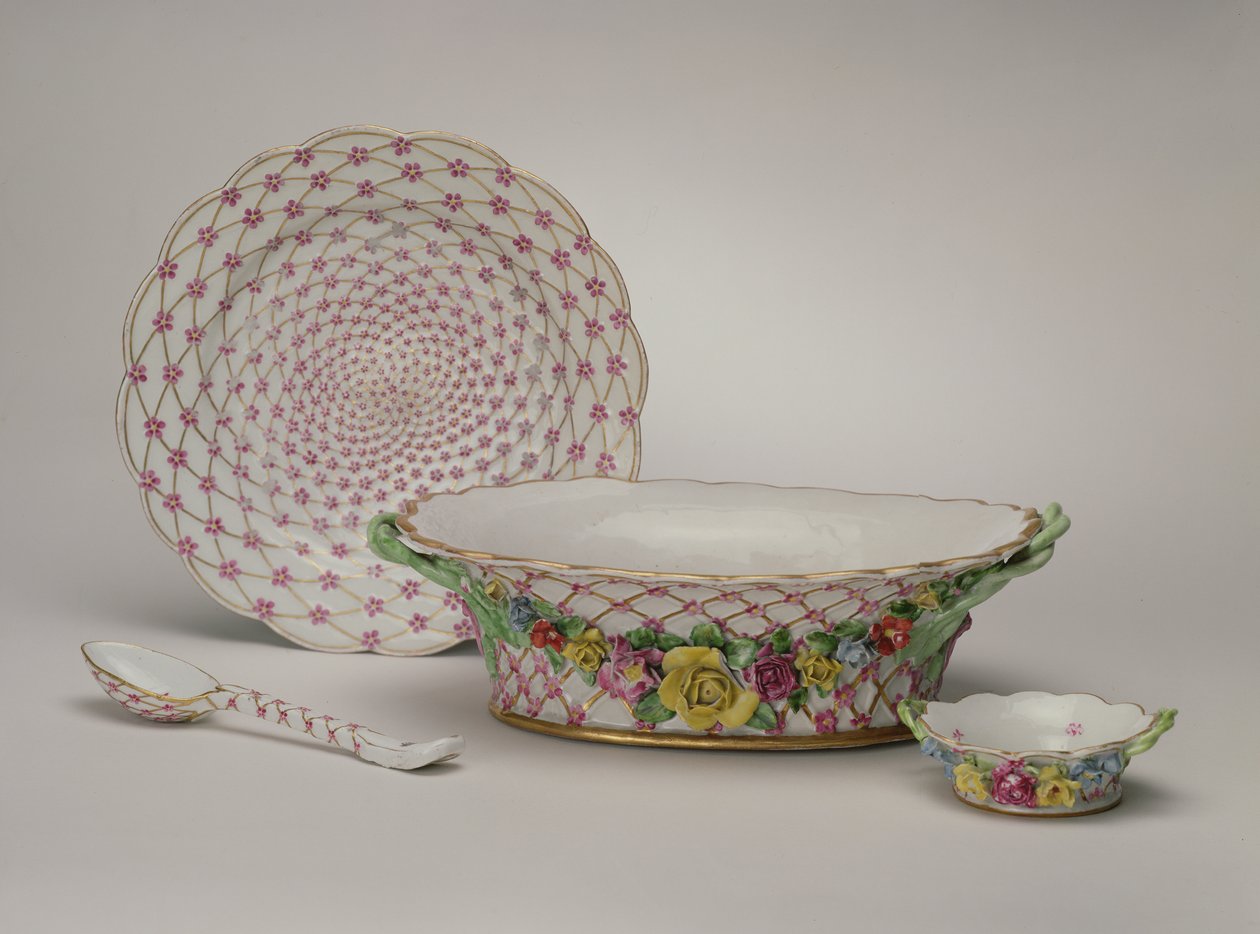 Przedmioty z Nabożeństwa cesarzowej Elżbiety Pietrownej, 1756 (porcelana) autorstwa Russian School