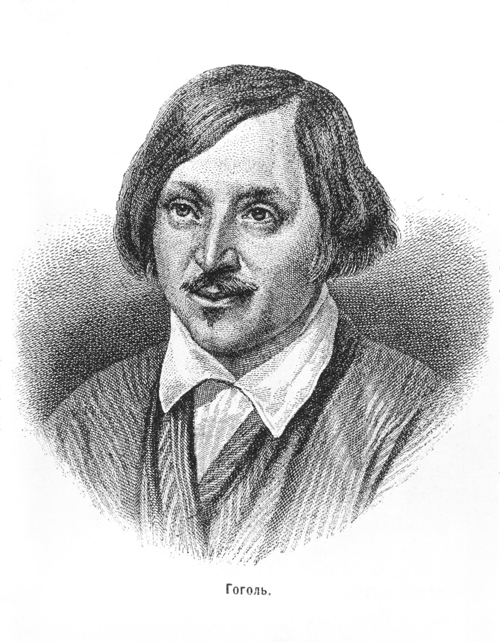 Nikołaj Wasiliewicz Gogol (1809-1852) autorstwa Russian School