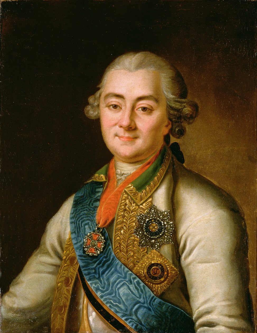 Portret hrabiego Aleksieja Grigoriewicza Orłowa (1737-1808) autorstwa Russian School