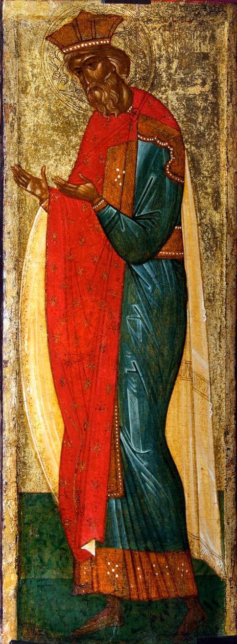 Św. Włodzimierz z Kijowa, początek XV wieku. autorstwa Russian icon.