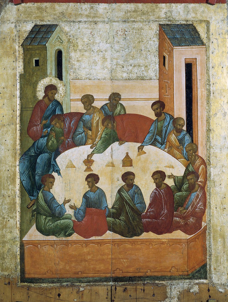 Ostatnia Wieczerza”, 1497. autorstwa Russian icon.
