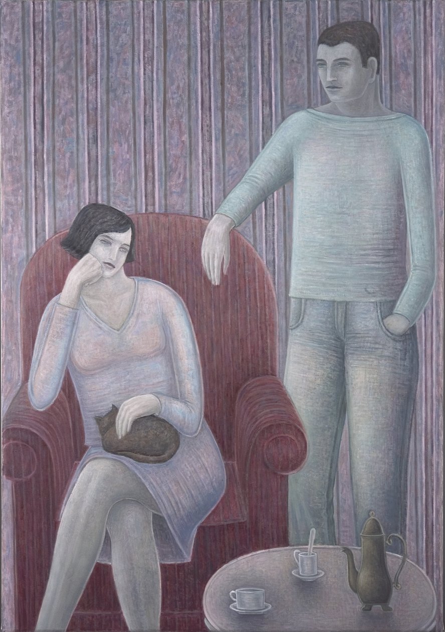 Para z Kotem, 2008 autorstwa Ruth Addinall