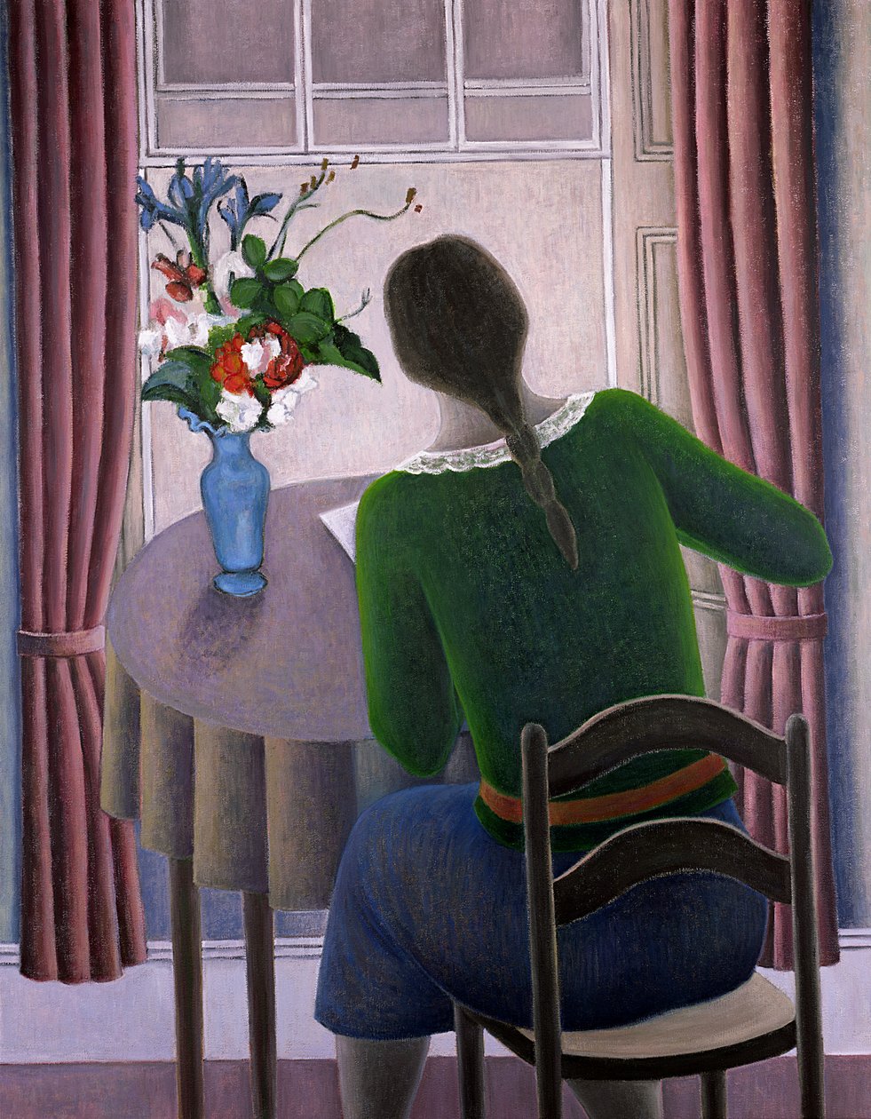 Kobieta przy oknie, 1998 autorstwa Ruth Addinall
