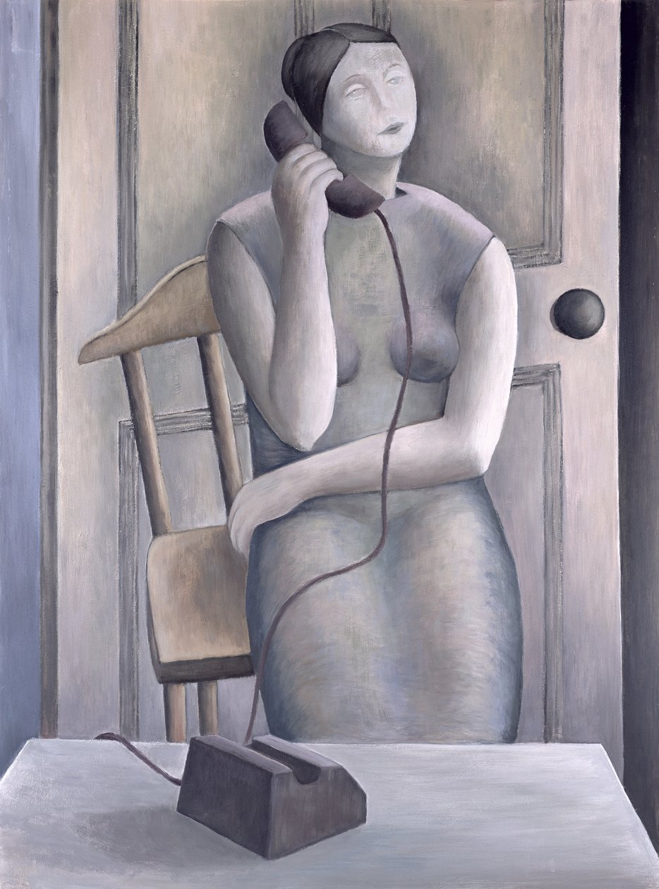 Kobieta przez telefon, 1995 autorstwa Ruth Addinall