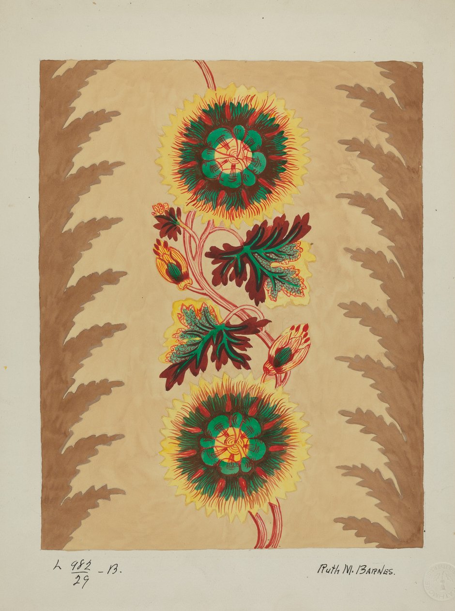 Sekcja Kołdrowa, c. 1936. autorstwa Ruth M Barnes
