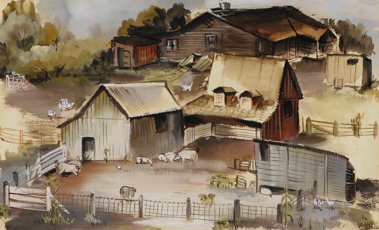 Iowa Farm autorstwa Ruth Ziegler