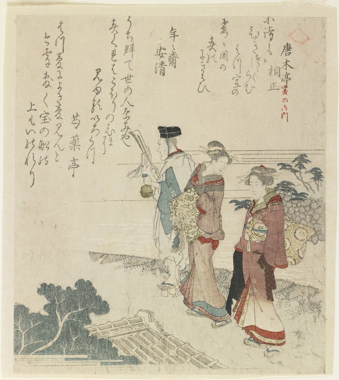 Tiger Gate, 1818 autorstwa Ryuryukyo Shinsai