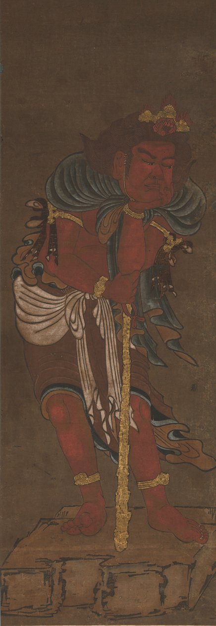 Sługa Fudo Myoo, XIV wiek autorstwa Ryushu Shutaku