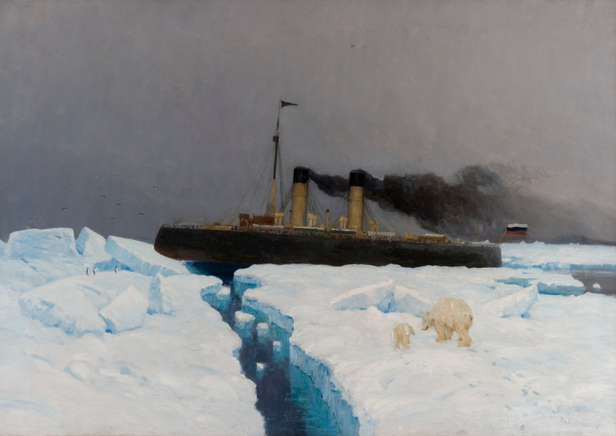 Lodołamacz „Ermac”, 1899 autorstwa S. Tolidze
