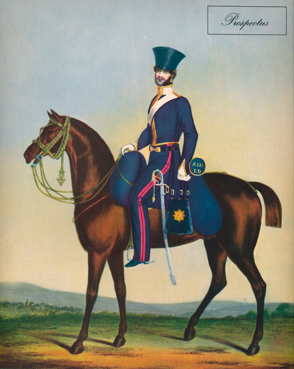 „13. lekkie smoki”, ok. 1830 r. autorstwa S Eschauzier