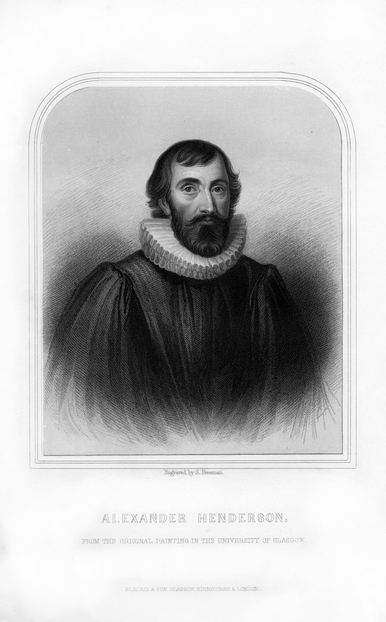 Alexander Henderson, szkocki teolog, 1870. autorstwa S. Freeman