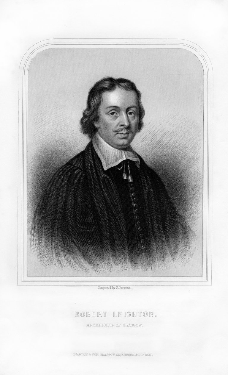 Robert Leighton, szkocki prałat, 1870. autorstwa S. Freeman
