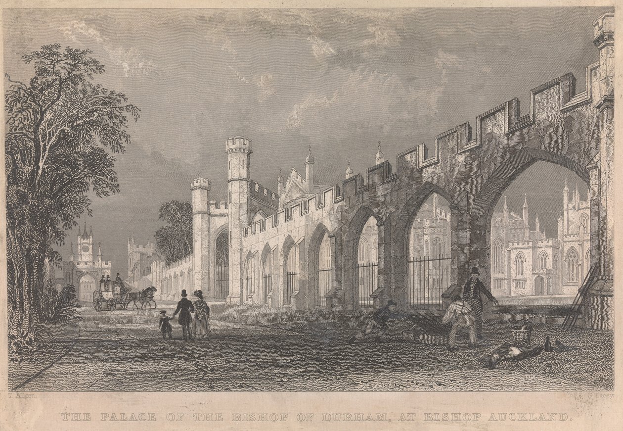 Pałac Biskupa Durham w Bishop Auckland; strona 96 (tom pierwszy) autorstwa S. Lacey