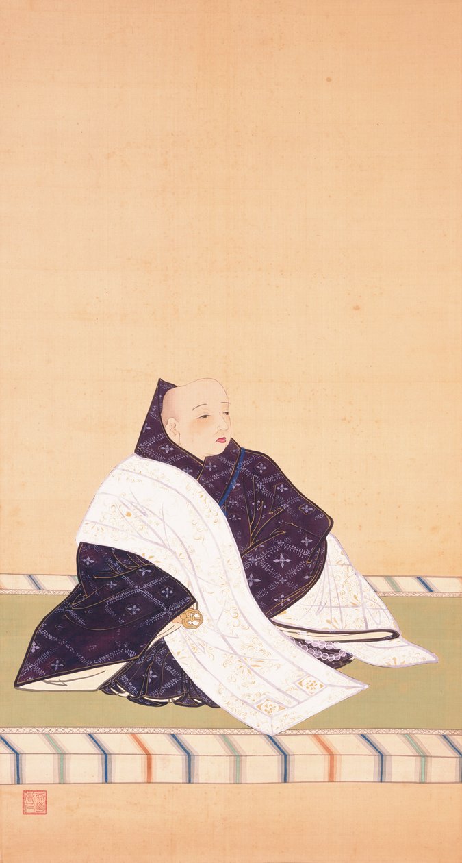 Porträt des kaiserlichen Prinzen Son’en autorstwa Sakai Hoitsu