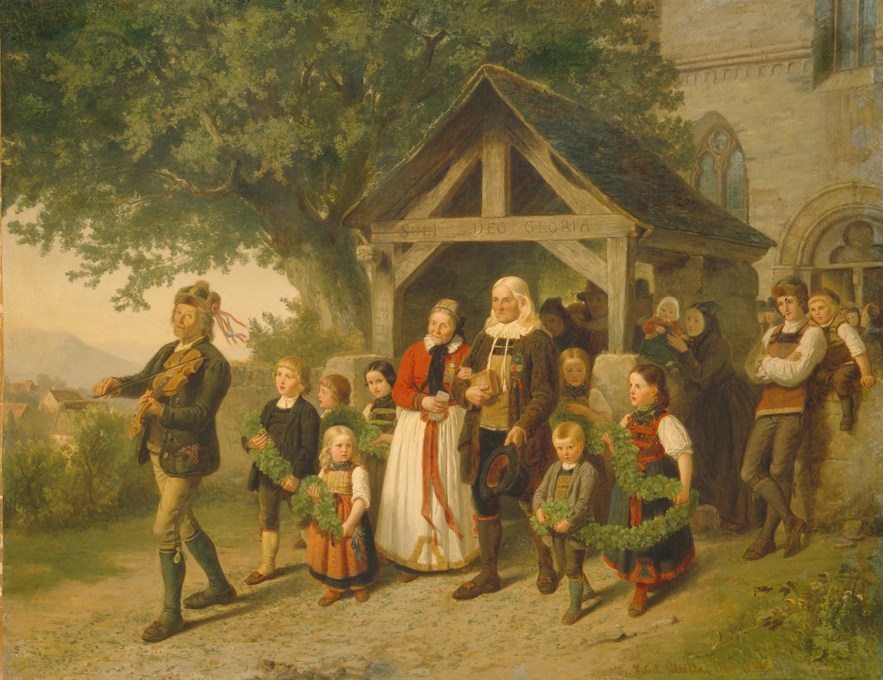 Złote Wesele, 1857 autorstwa Salentin