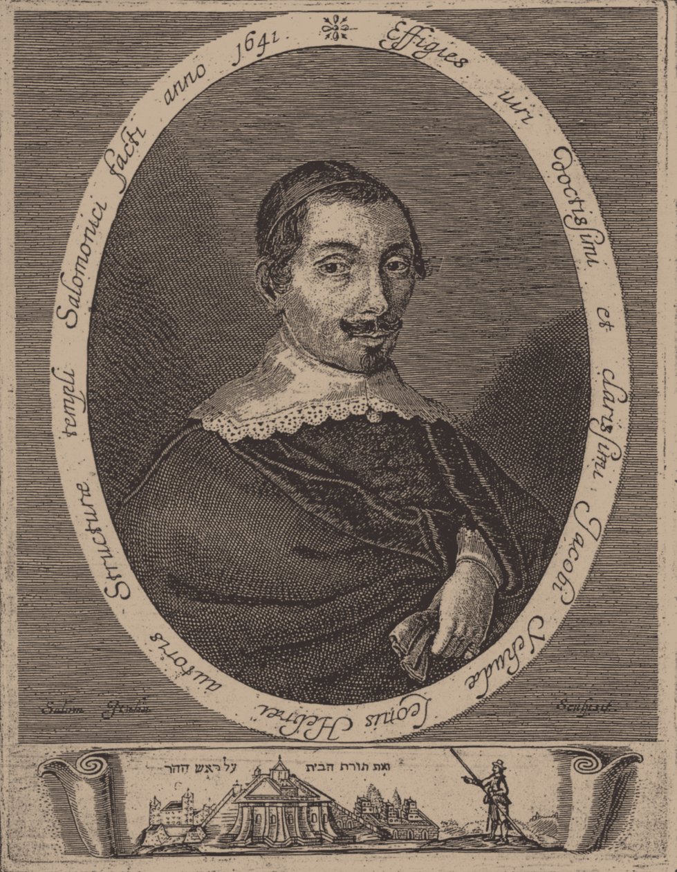 Portret Jakuba Judy Leona 1602-1675 autorstwa Salom Italia