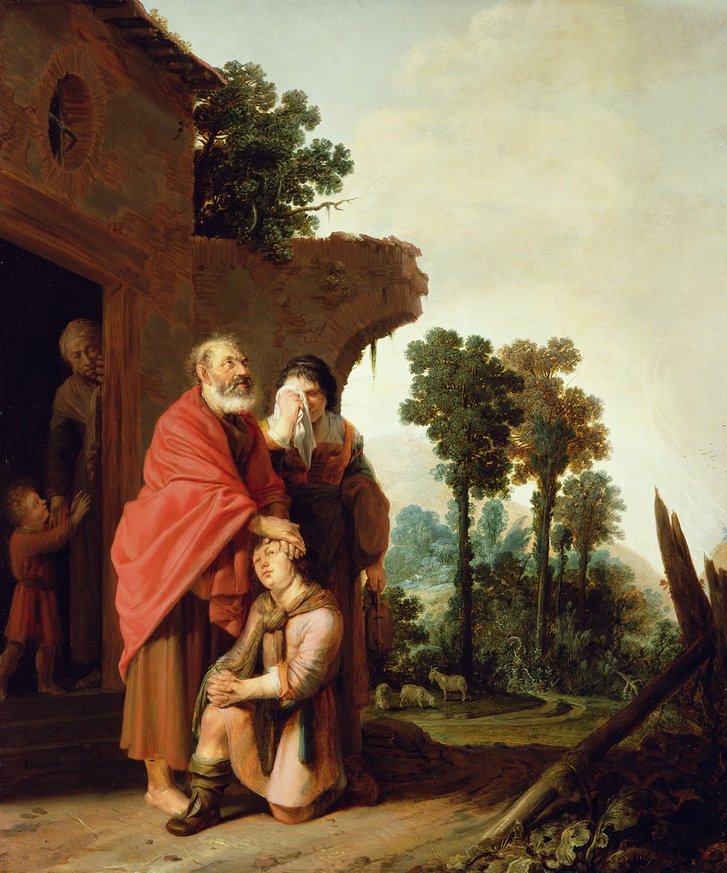 Syn marnotrawny, XVII w. autorstwa Salomon de Bray