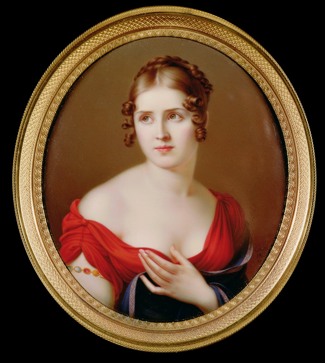 „Piękna Greczynka”, Marie Pauline Bonaparte, Księżniczka Borghese autorstwa Salomon Guillaume Counis