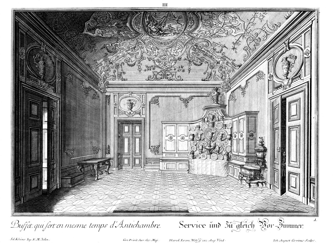 kredens autorstwa Salomon Kleiner