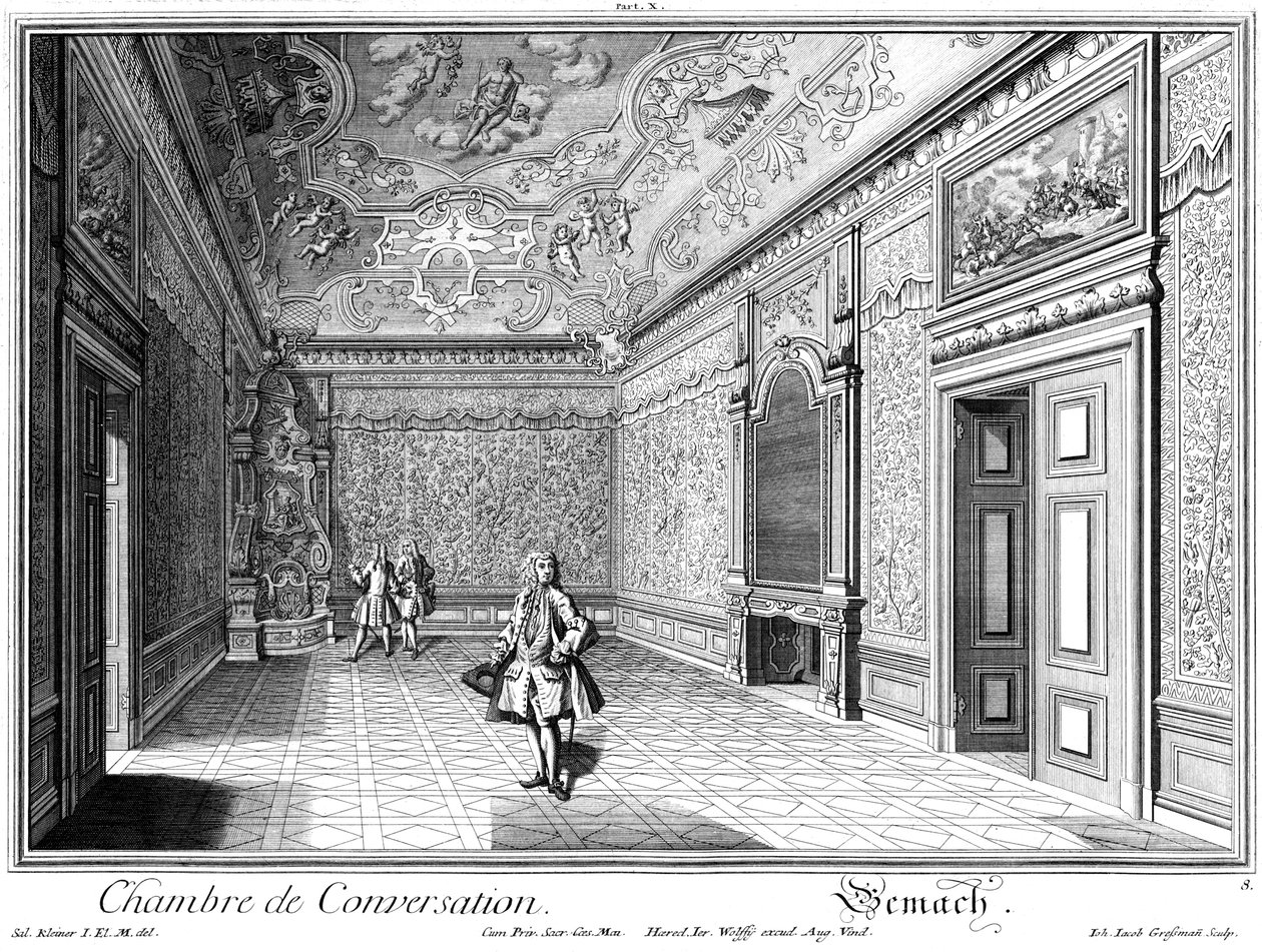 Sala Rozmowa autorstwa Salomon Kleiner