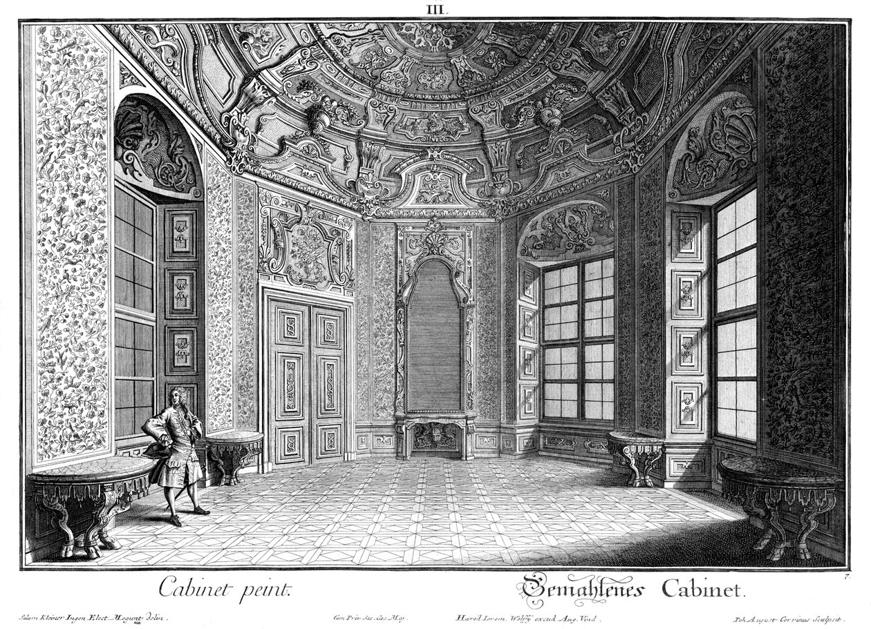 Malowana szafka autorstwa Salomon Kleiner