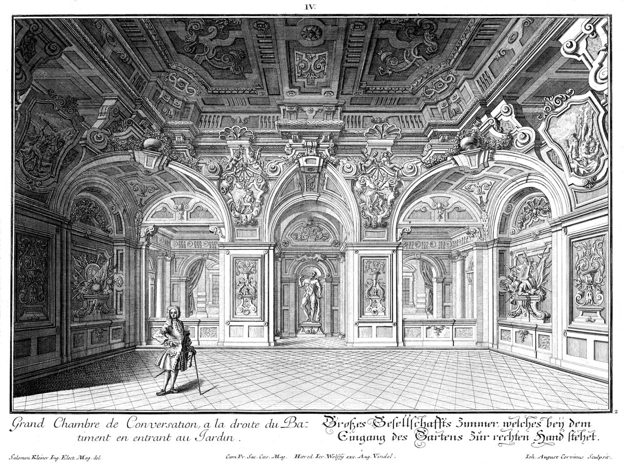 Duży salon we wschodnim skrzydle autorstwa Salomon Kleiner