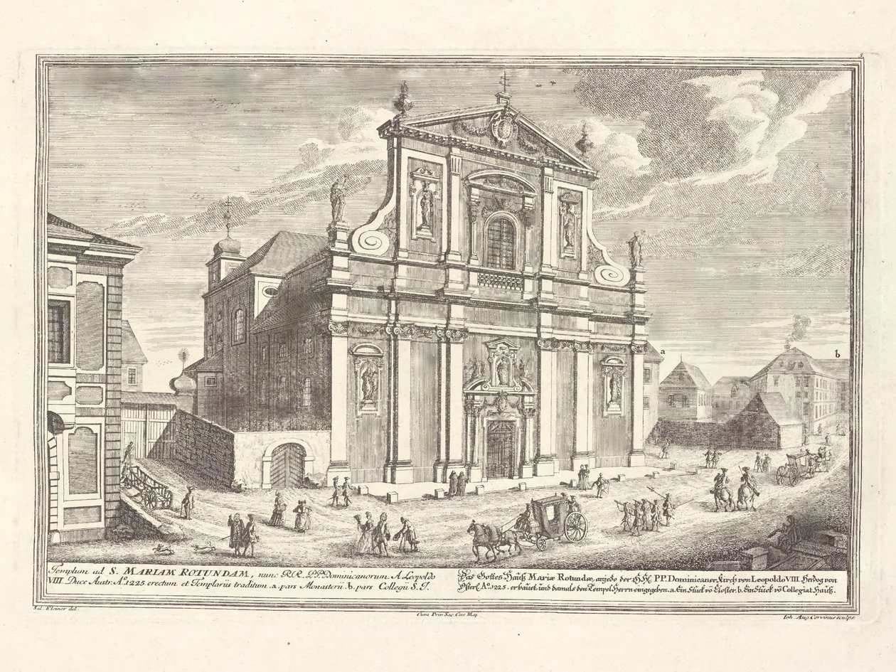 Mały kościół Dominikanów autorstwa Salomon Kleiner