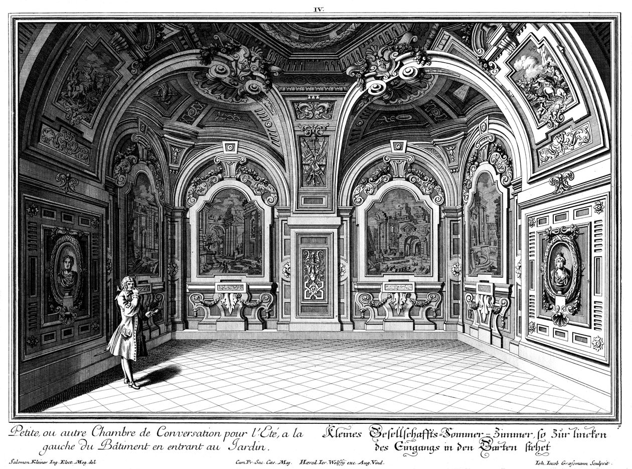 Mały salon w skrzydle zachodnim autorstwa Salomon Kleiner
