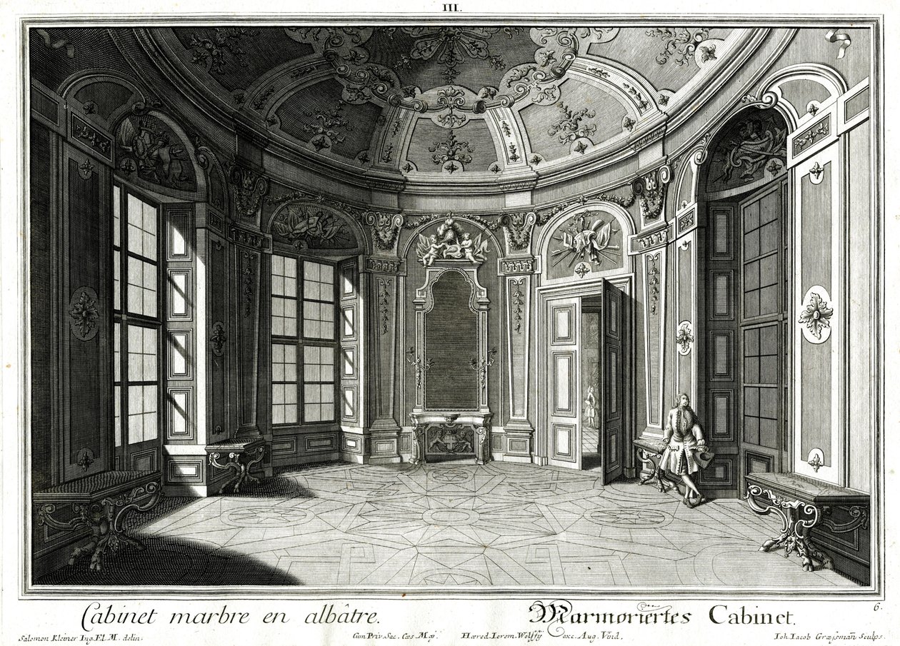 Marmorkabinett autorstwa Salomon Kleiner