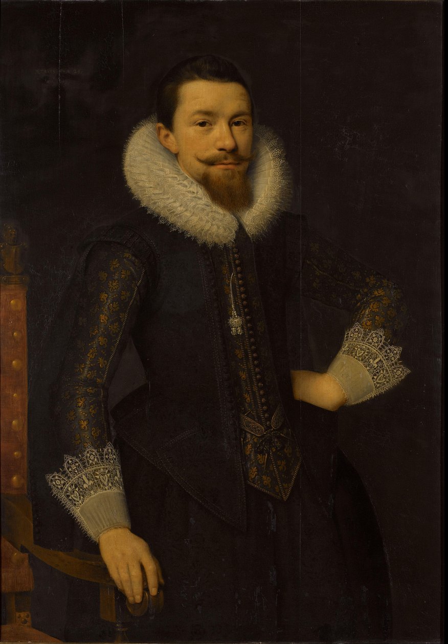 Portret Pietera Boudaena Courtena (1594-1668) autorstwa Salomon Mesdach (attributed to)