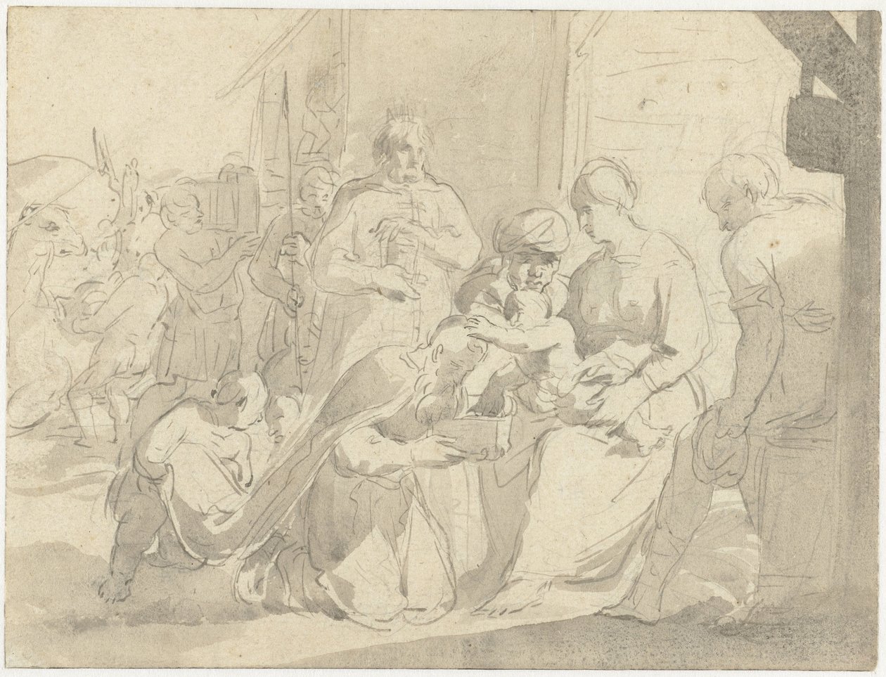 Adoracja Królów autorstwa Salomon de Bray (attributed to)