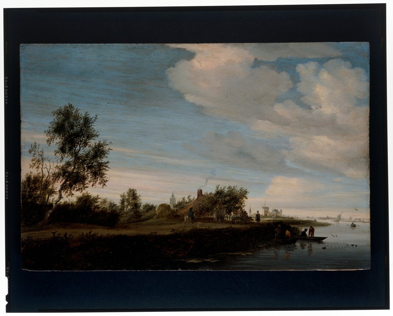 Dom nad rzeką autorstwa Salomon van Ruisdael or Ruysdael